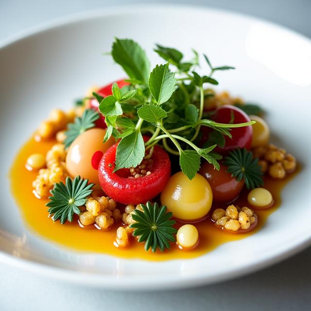 Platos gourmet plant-based